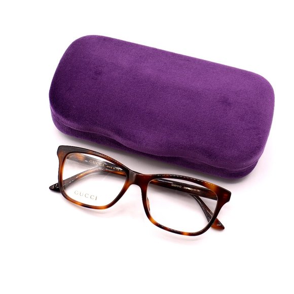 NEW GUCCI GG0731O 002 HAVANA AUTHENTIC EYEGLASSES FRAME - Picture 8 of 12